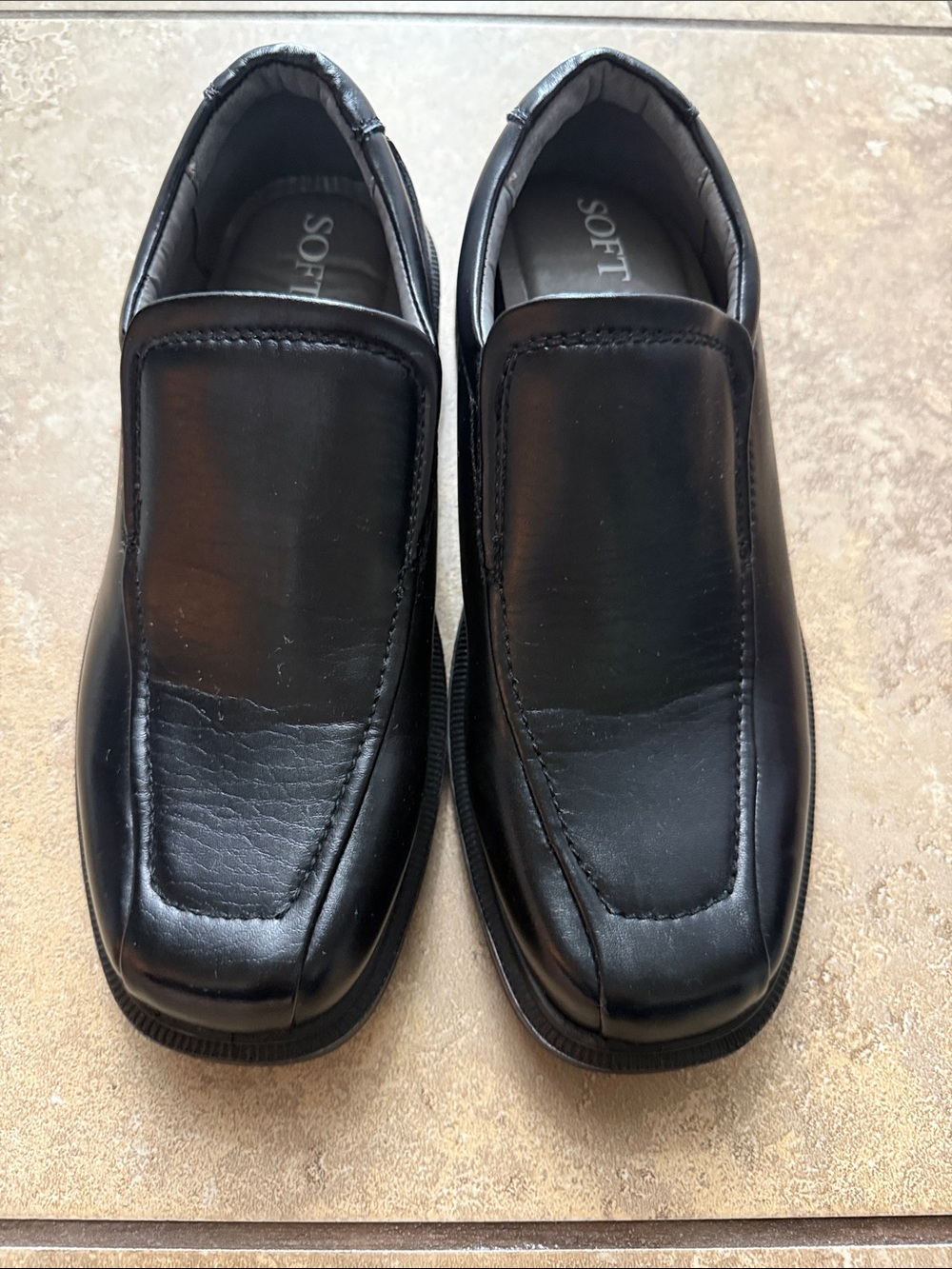 Soft Stags Black Men's Slip-On Loafers